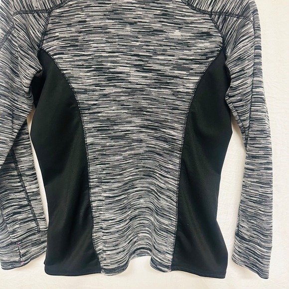 Avalanche quarter zip sweater women gray small thermal‎ layering long sleeve - Picture 6 of 6